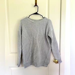 Forever 21 Ribbed Oversized Pullover Sweater, Large